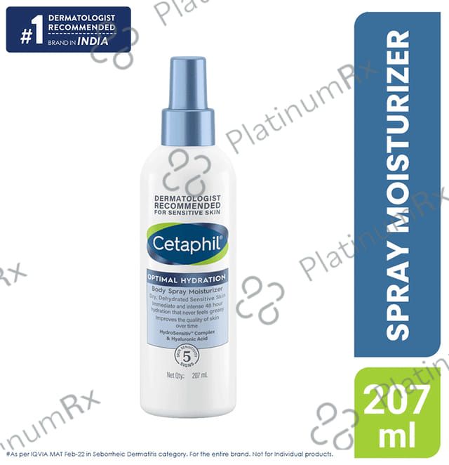 Cetaphil Hydration Body Spray Moisturiser 207ml