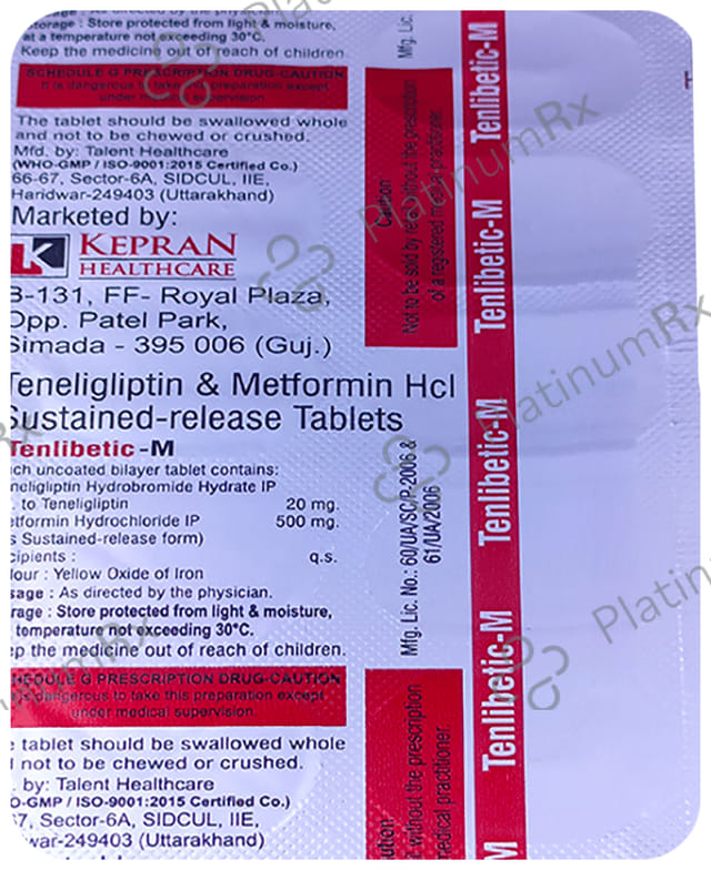 Tenlibetic-M Tablet SR