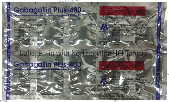 Gabagallin Plus 400 Tablet
