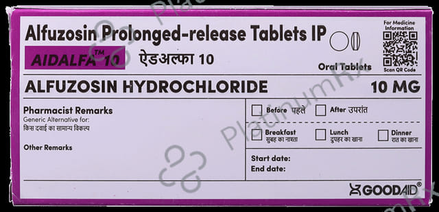 Aidalfa 10mg Tablet PR 10s