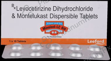 Minolast Kid 2.5mg/4mg Tablet