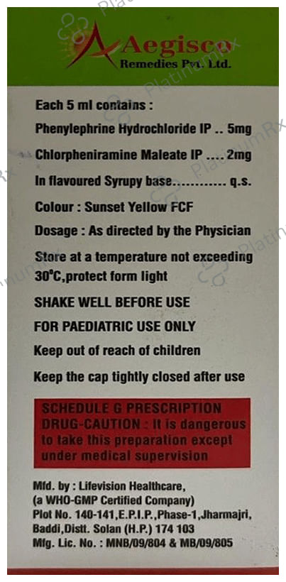 Restkid Orange 2/5mg Syrup 60ml