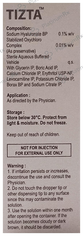 Tizta 0.1% Eye Drop 10ml