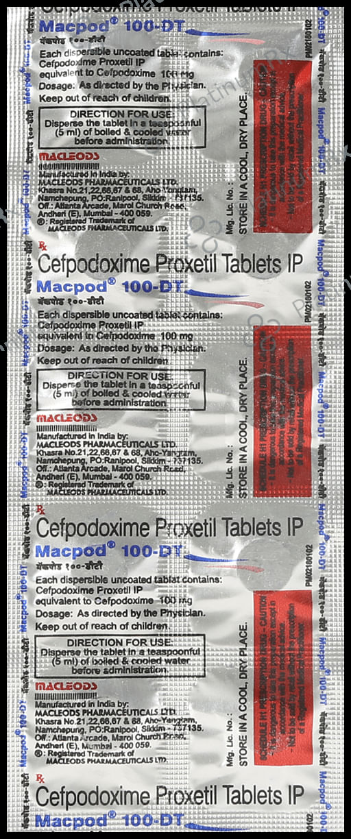 Macpod 100mg DT Tablet 10s