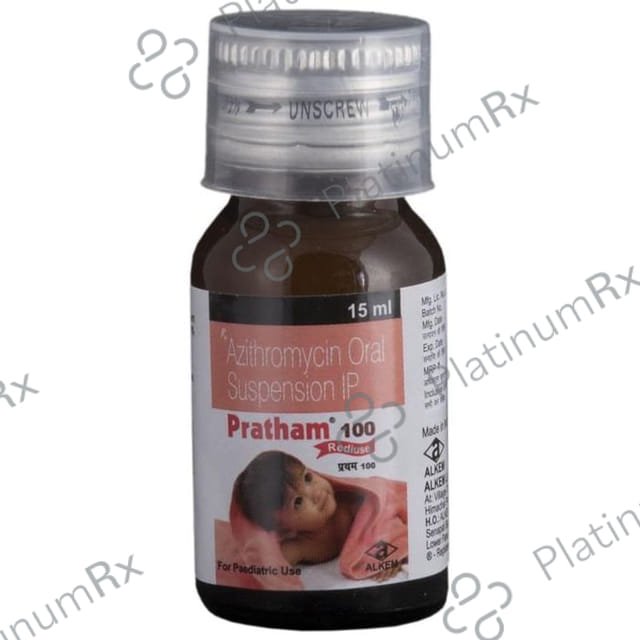 Pratham 100mg Rediuse Oral Suspension 15ml