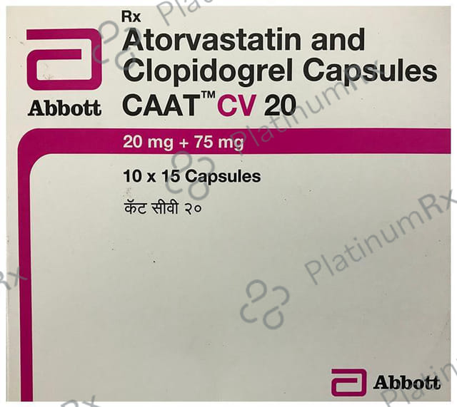 Caat CV 20/75mg Capsule 15s