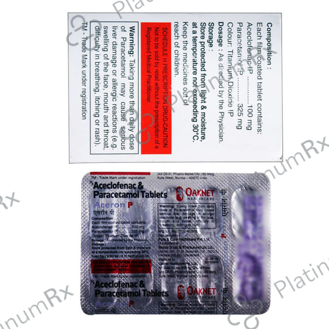 Aceron P 100/325mg Tablet 10s