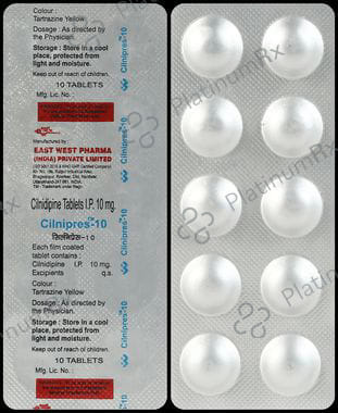 Cilnipres 10mg Tablet 10s