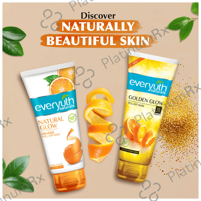Everyuth Naturals Golden Glow Peel-Off Mask 50 Face Mask