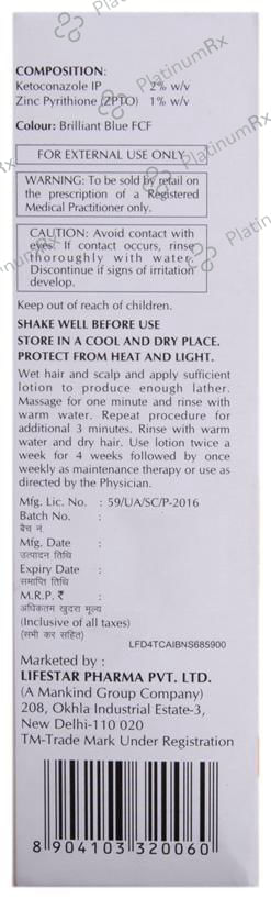 Ketostar Anti Dandruff Lotion 50ml