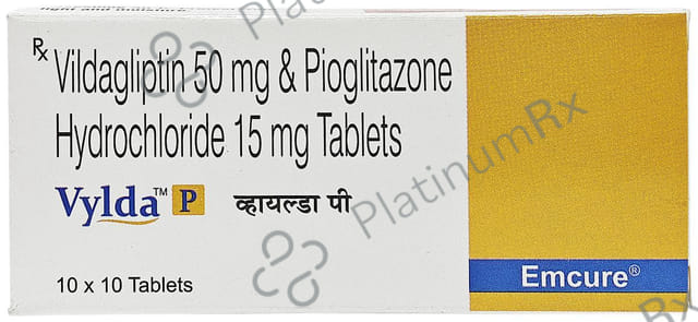 Vylda P 15/50mg Tablet 10s