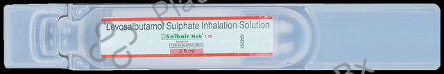 Salbair Neb 1.25mg Transpules Transpules