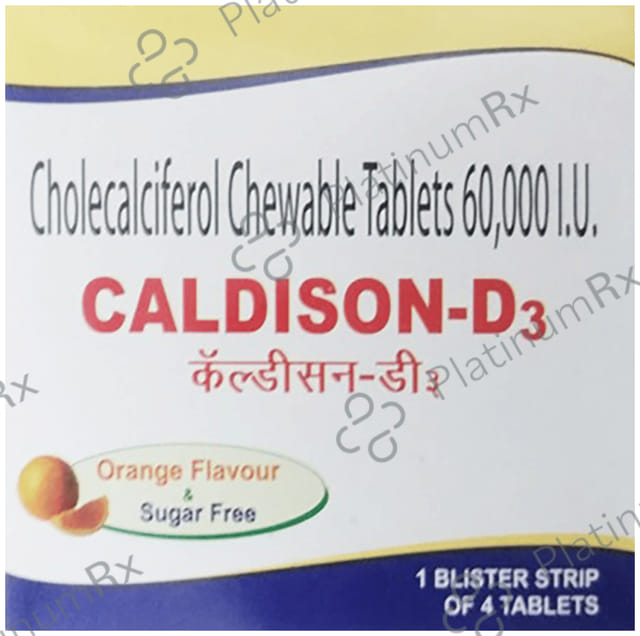Caldison D3 60K Chewable Tablet 4s