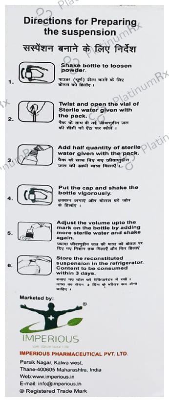 Impoxyclave Dry Syrup Strawberry