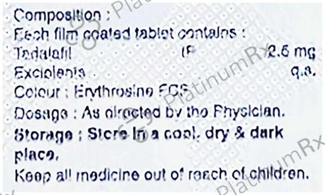 Adlafel 2.5mg Tablet 10s