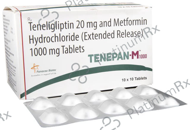 Tenepan M 1000/20mg Tablet ER