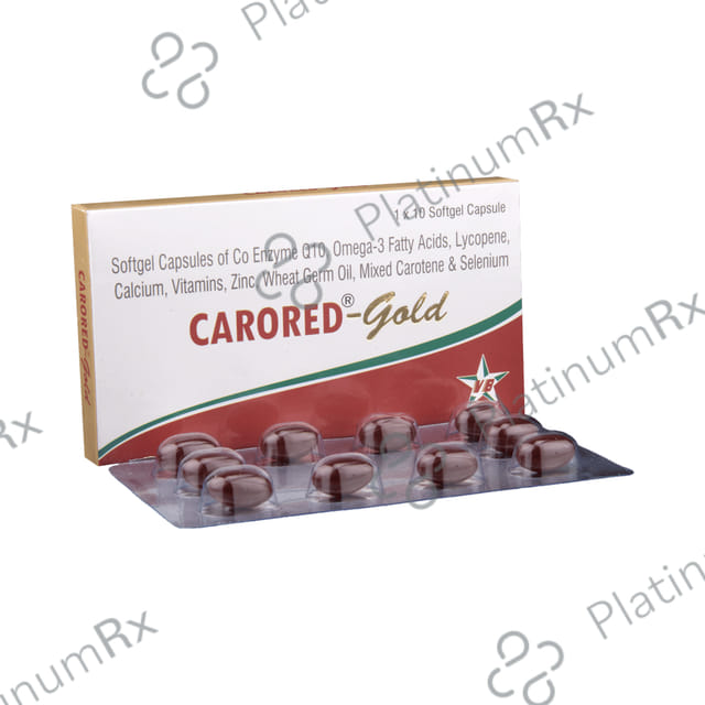 Carored Gold Soft Gelatin Capsule 10s
