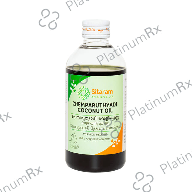 Sitaram Ayurveda Chemparuthyadi Coconut Oil