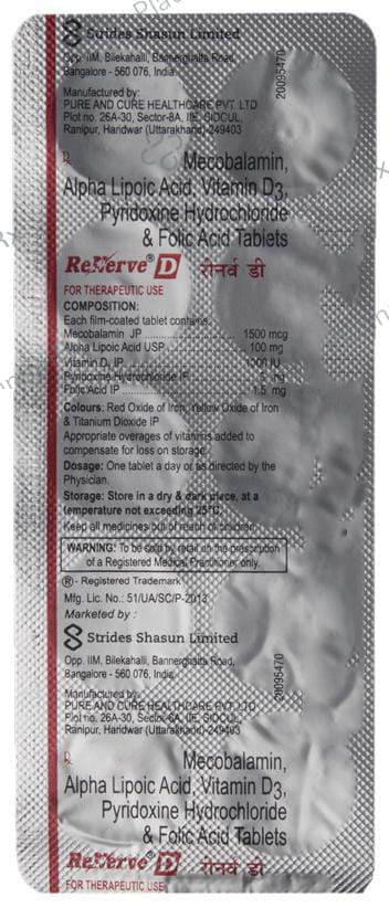 Renerve D Tablet 10s