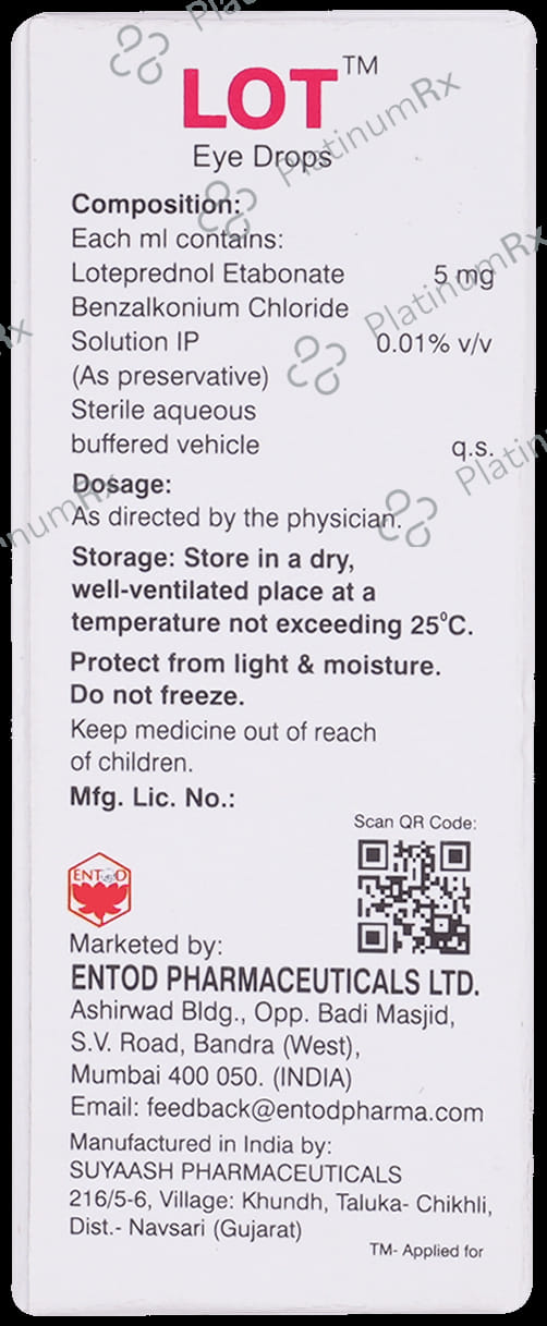 Lot 5mg Eye Drop 5ml