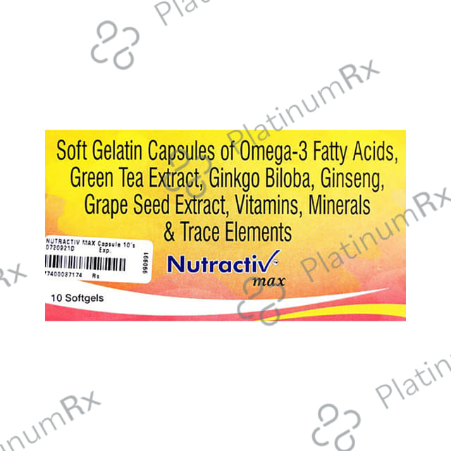Nutractiv Max Capsule 10s