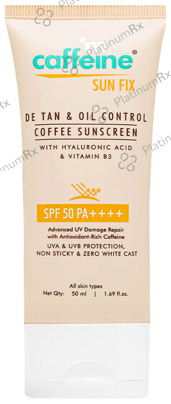mCaffeine Naked & Raw Coffee Sunscreen SPF 50 PA++ Lotion 50ml