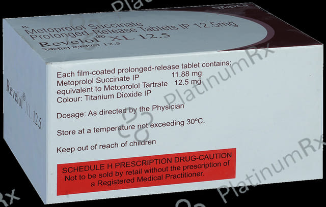 Revelol XL 12.5mg Tablet PR 15s
