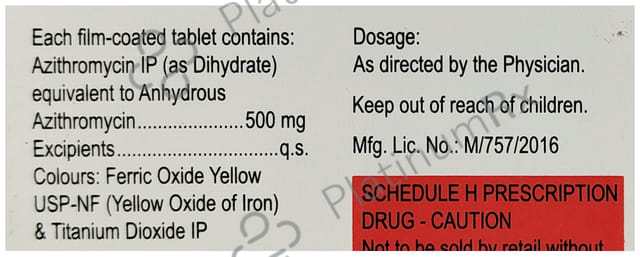 Azikem 500mg Tablet