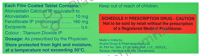 Liponorm F 10/160mg Tablet 15s