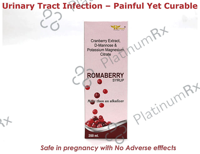 Roman Pharma Romaberry Flavour Syrup 200ml
