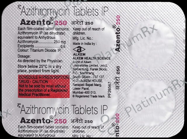 Azento 250mg Tablet