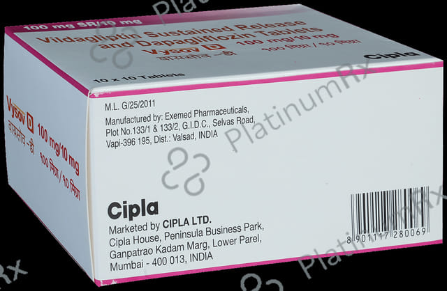 Vysov D 10/100mg Tablet SR 10s
