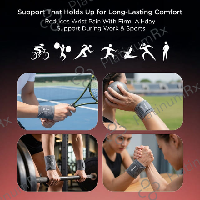 Dr Trust USA Wrist Brace With Double Lock 4603 Size-L