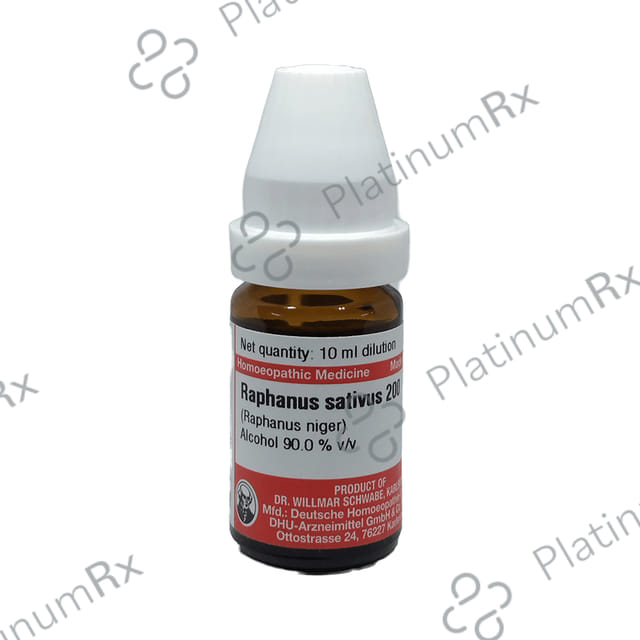 Dr Willmar Schwabe Germany Raphanus Sativus (Raphanus Niger) Dilution 200