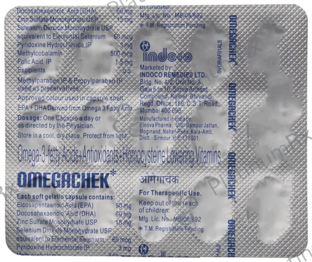 Omegachek Soft Gelatin Capsule
