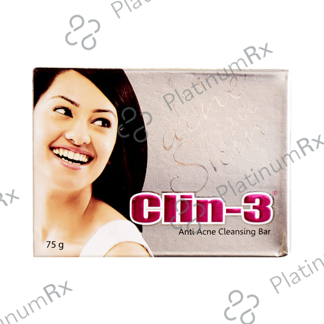 Clin 3 Anti-Acne Cleansing Bar