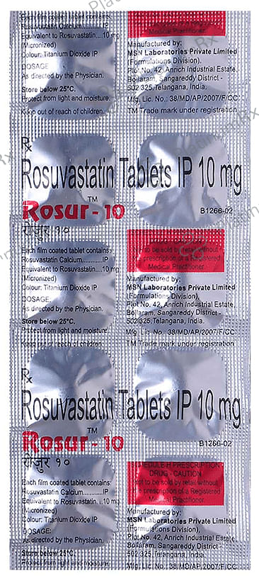 Rosur 10mg Tablet 10s