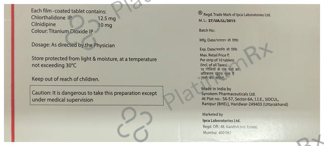 CTD-C 12.5/10 Tablet