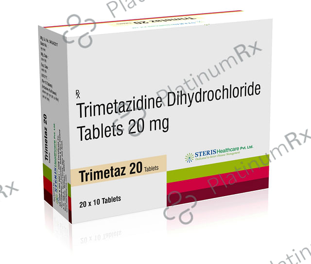 Trimetaz 20mg Tablet 10s