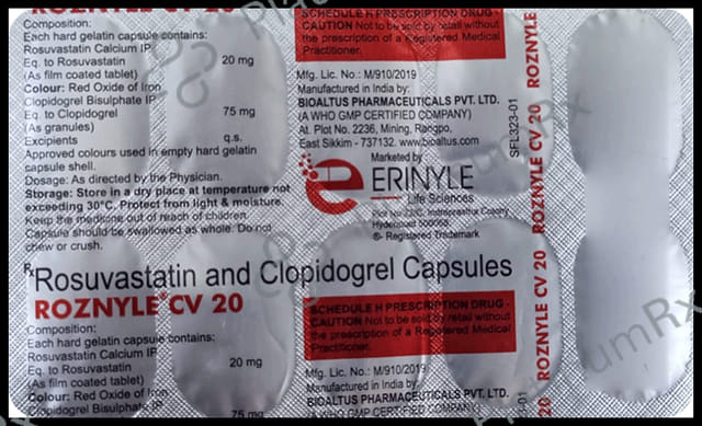 Roznyle CV 20/75mg Capsule 10s