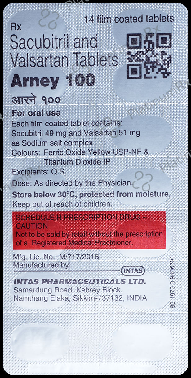 Arney 100mg Tablet 14s