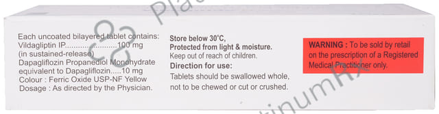 Vildapride D 10/100mg Tablet 10s