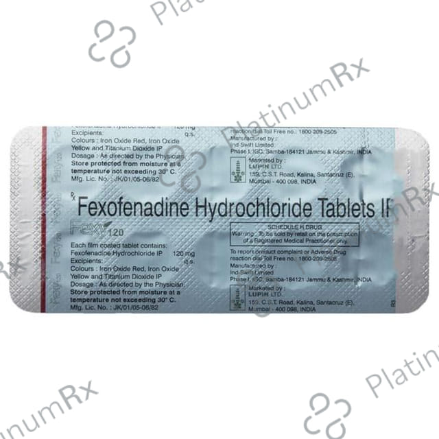 Fexy 120mg Tablet 10s