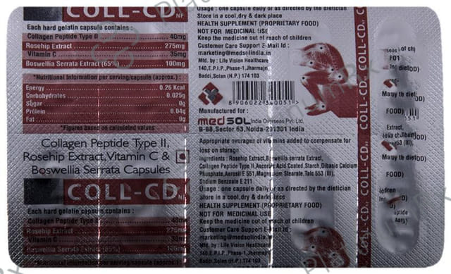 Coll-CD Sugar Free Orange Powder 12.5gm