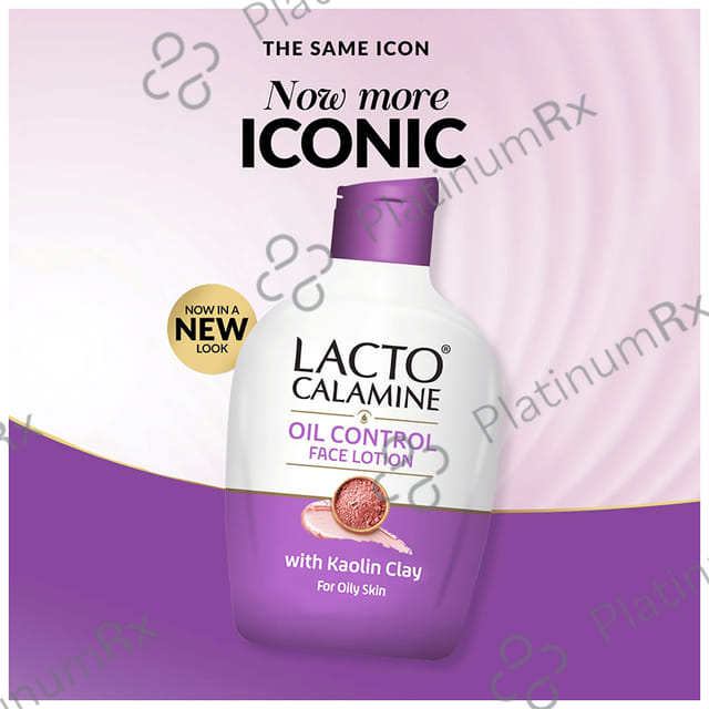 Lacto Calamine Face Lotion with Kaolin Clay for Oily Skin Paraben Free 120ml