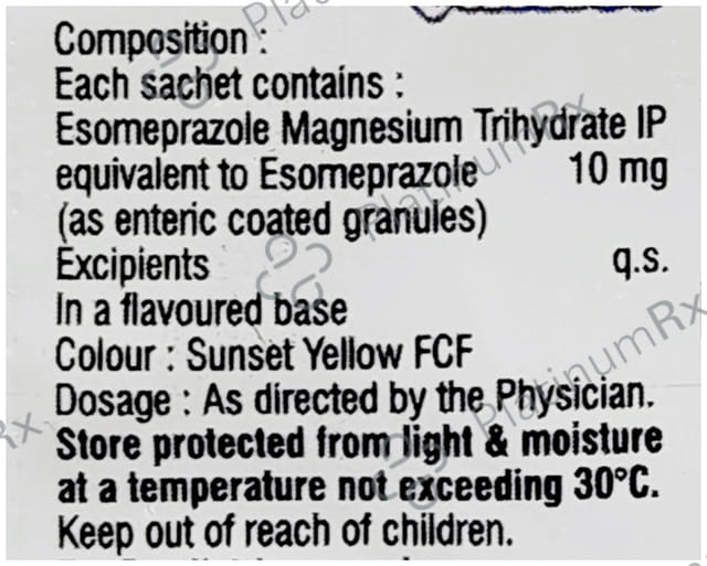 Zosa Junior 10mg Sachets 1gm