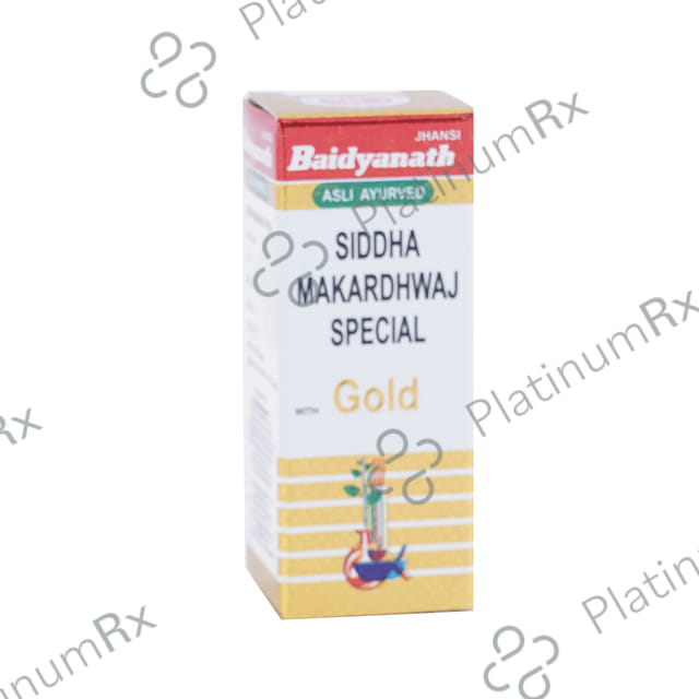 Baidyanath (Jhansi) Siddha Makardhwaj Special with Gold 5 tablets