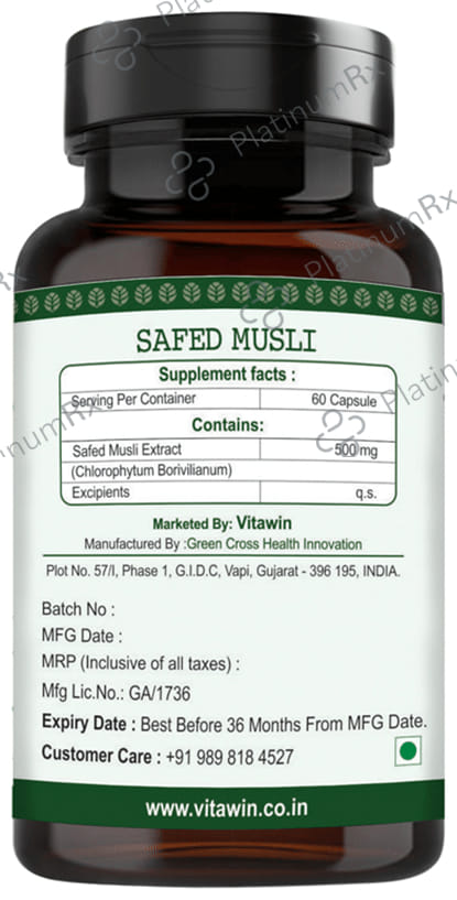 Vitawin Safed Musli Vegetarian Capsule