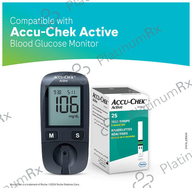 Accu Chek Active Test Strip (Only Strips) 25s