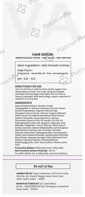 Vandyke Hair Growth Actives 18% Hair Serum